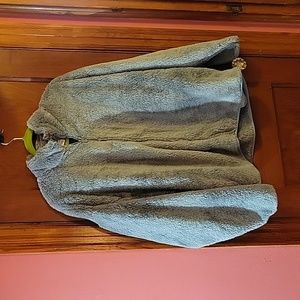 PINK full zip fuzzy jacket